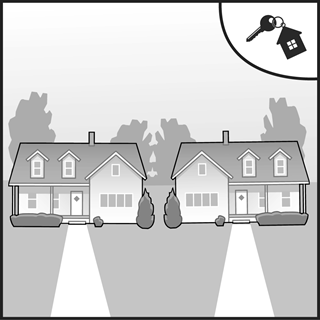 An illustration of a rental property