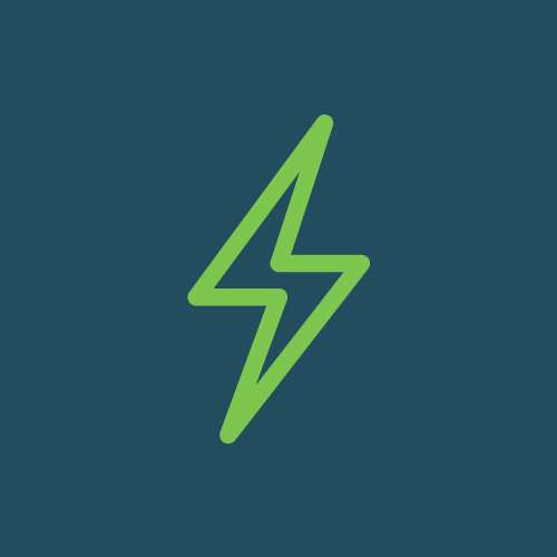 Graphic of a lightning bolt