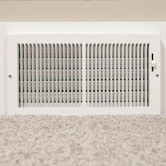 A baseboard heater