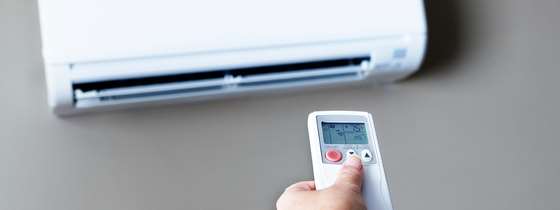 A heat pump with remote control
