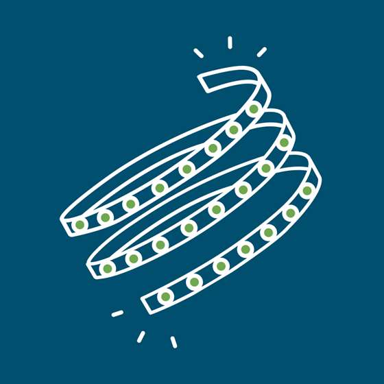 icon of an LED light strip