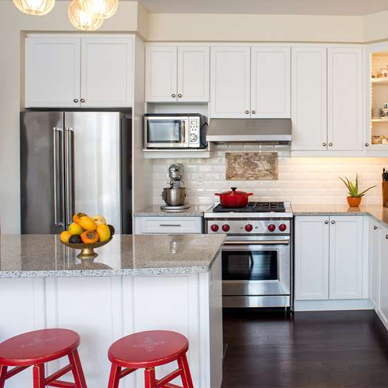 Image of kitchen with multiple appliances