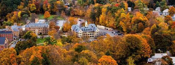 Overhead photo of Brattleboro Retreat
