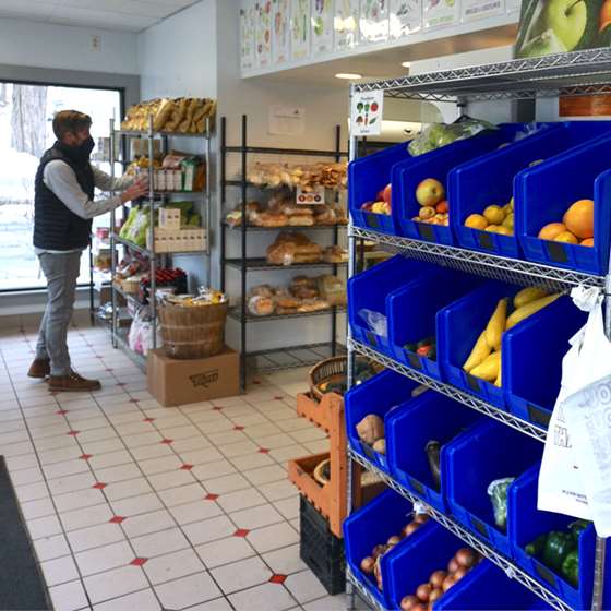 interior of small grocery store