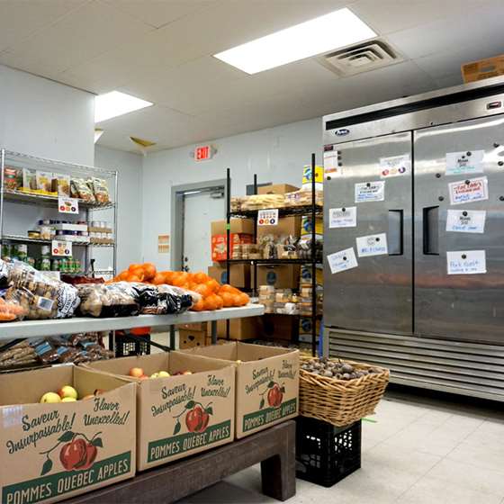 refrigeration units in small grocery store