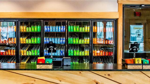 Refrigerators with beer