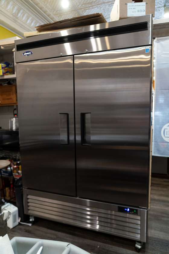 large commercial refrigerator at Pho Thai Express Restaurant in Montpelier, VT