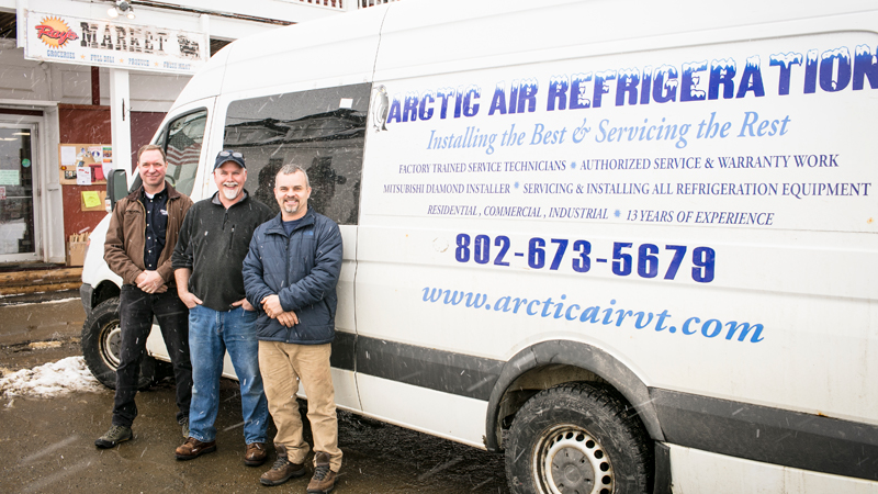 Photo Ray's Market and Arctic Air Refrigeration team