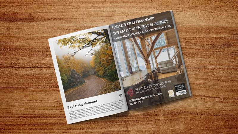 An example of a cooperative advertisement in a magazine