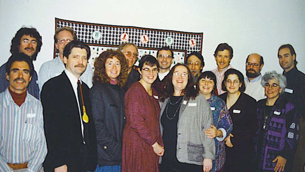 VEIC staff in 1995 with Beth and Blair