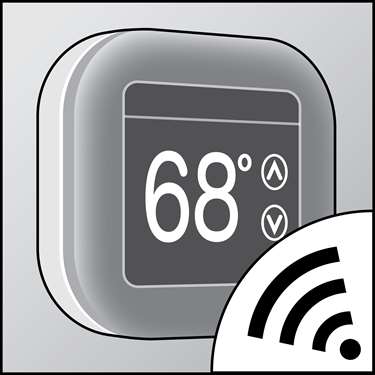 An illustration of a Integrated Controls for Ductless Heat Pumps