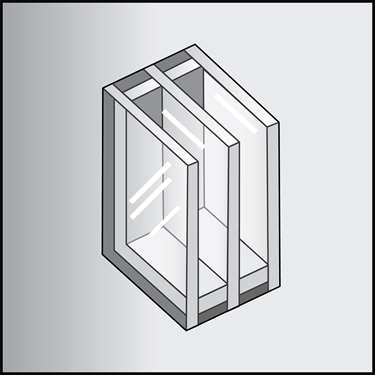 An illustration of a Commercial New Construction - Triple Pane Windows
