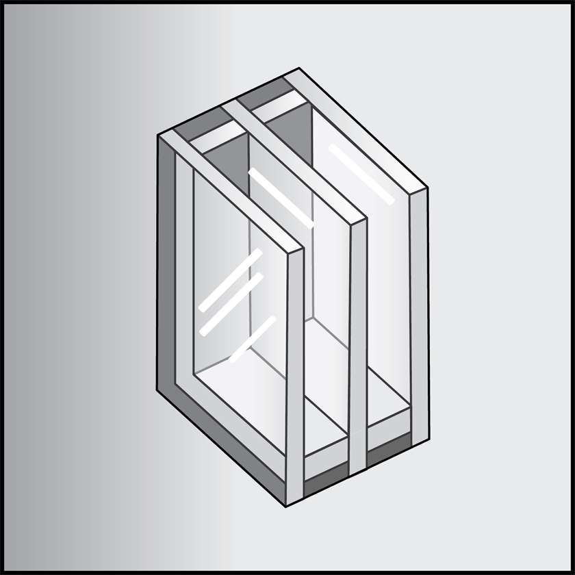 An illustration of a Commercial New Construction - Triple Pane Windows