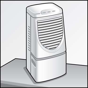 An illustration of a Dehumidifiers