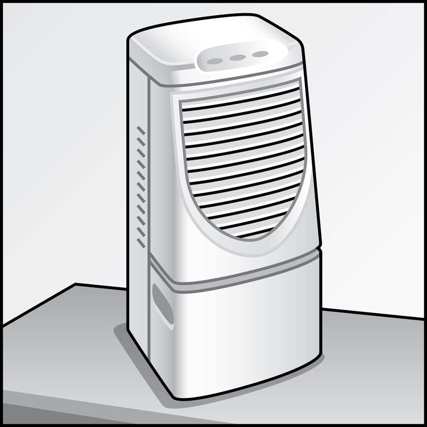 An illustration of a Dehumidifiers for Rental Properties