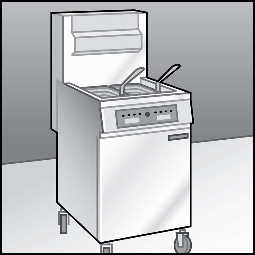 An illustration of a Fryers