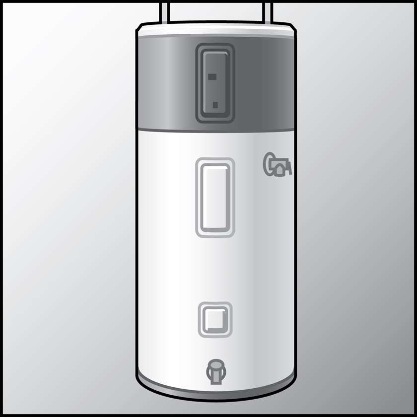 An illustration of a Heat Pump Water Heaters for Rental Properties