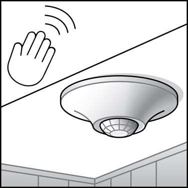 An illustration of a Sensors - Ceiling & Wall Remote Mounted 