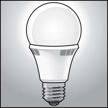 An illustration of a Smart LED Lighting