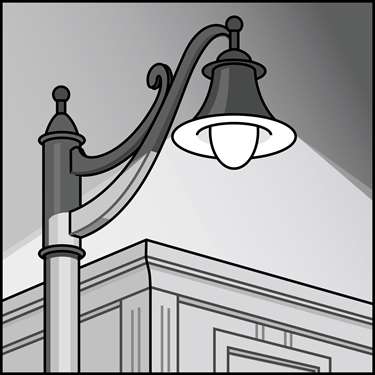 An illustration of a Outdoor LEDs - Decor, Post-Top Fixtures & Retrofit Kits