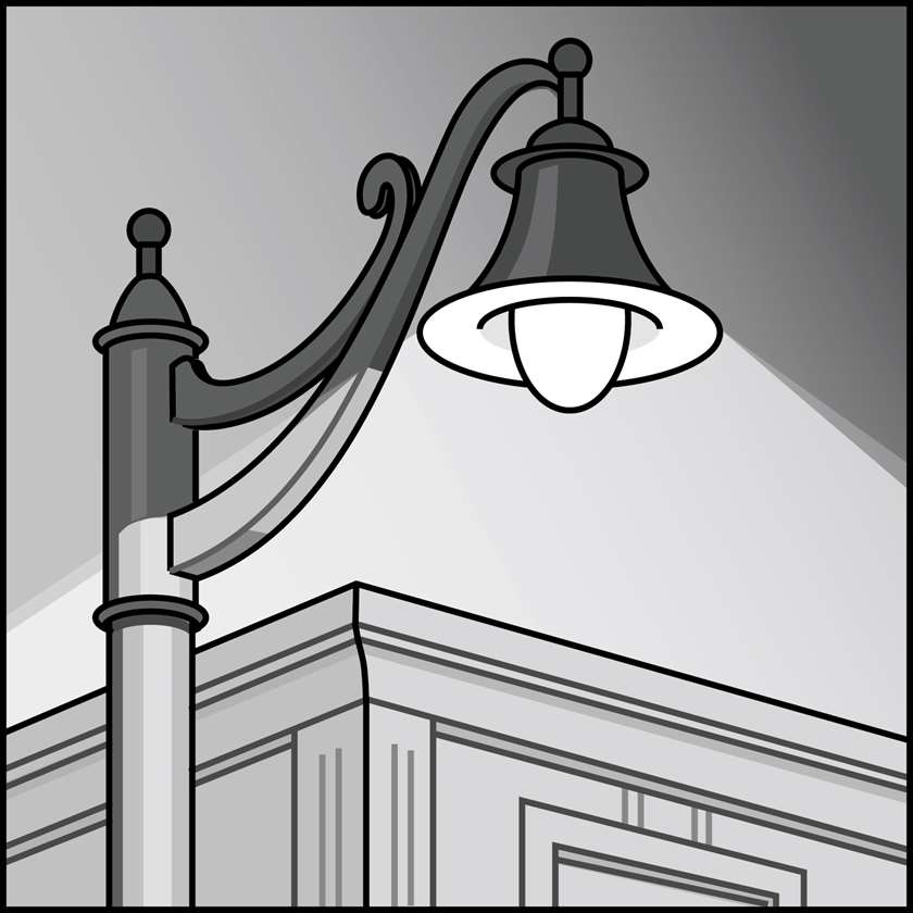 An illustration of a Outdoor LEDs - Decor, Post-Top Fixtures & Retrofit Kits