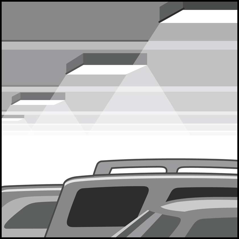 An illustration of a LED Parking Garage & Canopy Area Fixtures & Retrofit Kits