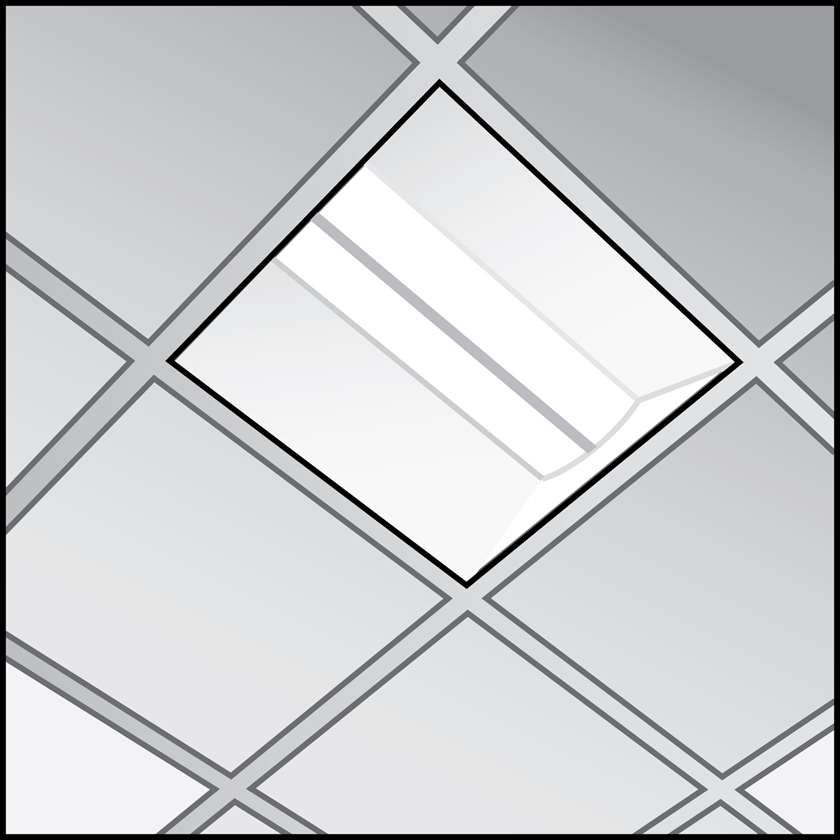 An illustration of a LED Troffer Fixtures 