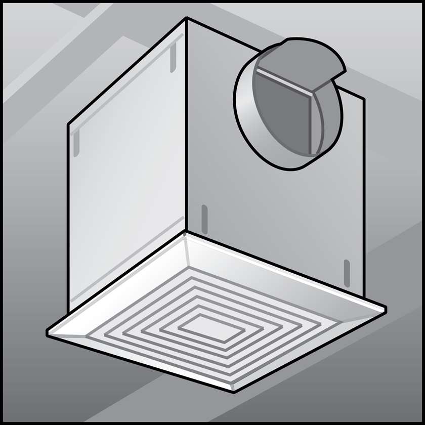 An illustration of a Bath Fans